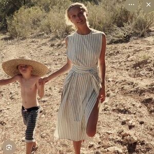 Doen Silk Market Wrap Dress